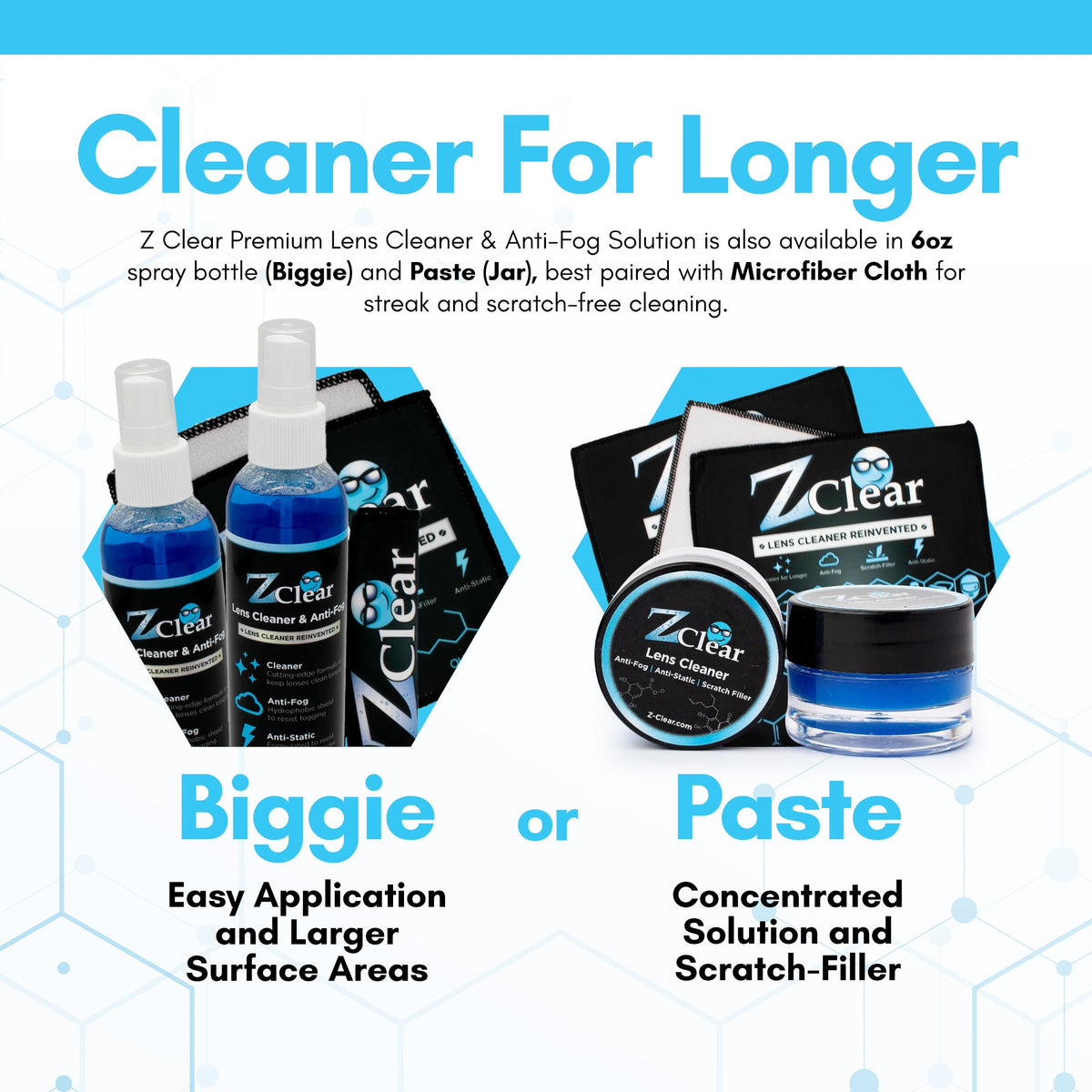 Long-lasting anti-fog spray for safety glasses and industrial face shields