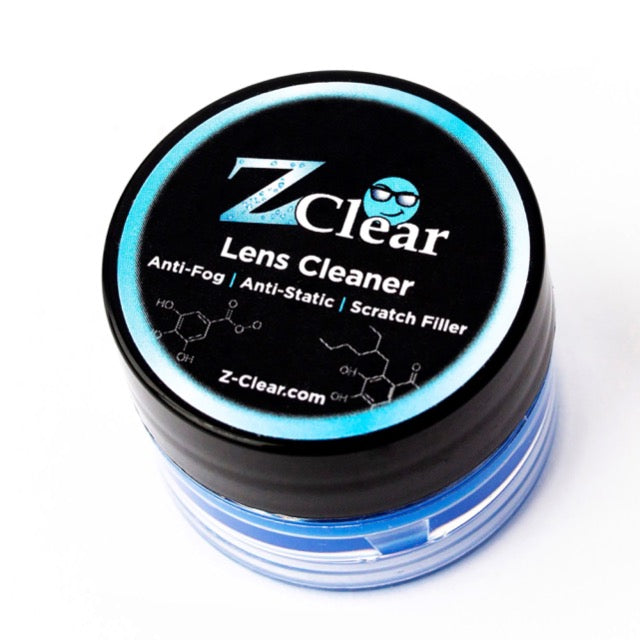 Z Clear anti-fog paste jar — anti-static scratch filler for all lens types